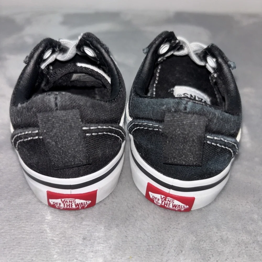 Vans Old Skool Toddler Shoes Black/White Size 5